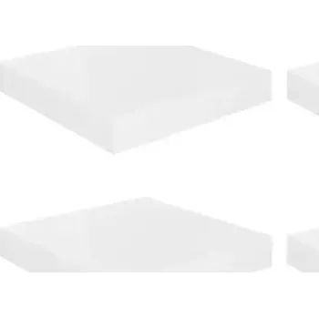 police Police MDF deska VidaXL 23 x 23 cm bílá