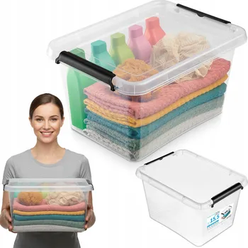Úložný box Úložný box SimpleStore s víkem, 15,5 l