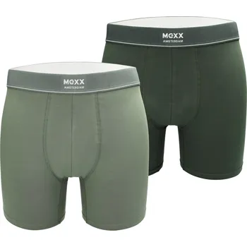Boxerky MEXX Pánské boxerky, 2 kusy (tmavě zelená / zelená, XL)