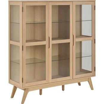 Vinotéka Vitrína Marte 140 cm dub bělený