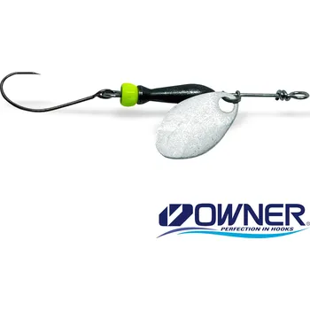 Umělá nástraha Rotačka Jigovky.cz Classic Barbless 00 Silver (Black/Chartreuse body)