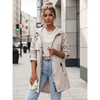 Dámské oblečení Dámská přechodná bunda parka MEROY šedá FashionStreet TY4287 M