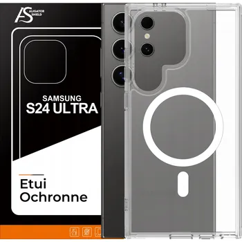 Pouzdro na mobilní telefon Zadní Kryt AligatorShield pro Samsung Galaxy S24 Ultra bezbarvý
