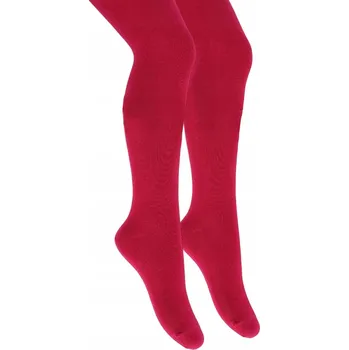 Dětské bavlna punčocháče Lilly Bling červené, velikost 110