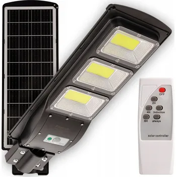 Venkovní osvětlení SOLÁRNÍ LED LAMPA/SVÍTILNA 90W S ČIDLEM POHYBU A SOUMRAKU + DÁLKOVÉ OVLÁDÁNÍ