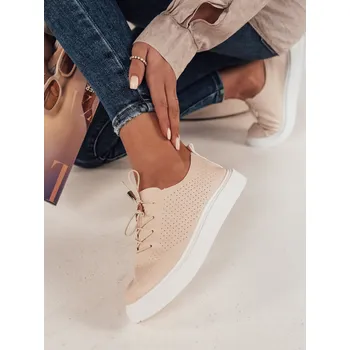 Dámské polobotky JUNCO béžová dámská obuv FashionStreet ZY0467 40