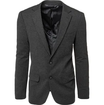 Pánská bunda Pánská jednořadá šedá bunda FashionStreet MX0624 183