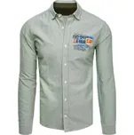 Pánská mintová košile FashionStreet DX2280 L