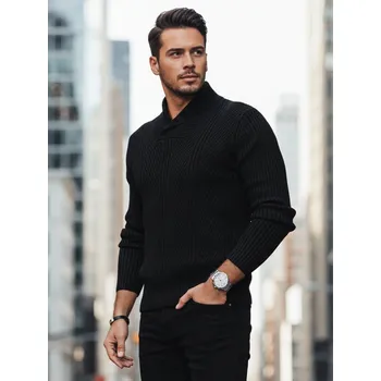 Pánský svetr Pánský černý svetr FashionStreet WX2256z M