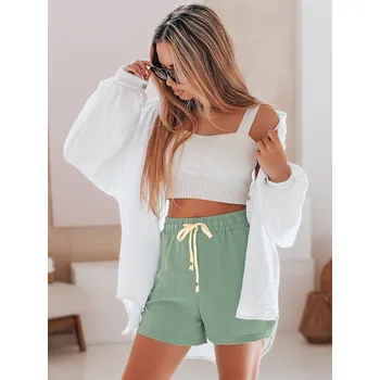 Dámské kalhoty Dámské šortky HOT VIBE green FashionStreet SY0442 M