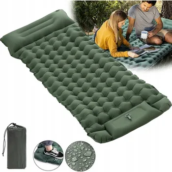 Karimatka SAMONAFUKOVACÍ KARIMATKA matrace 200 x 70 x 10 cm S CESTOVNÍM POLŠTÁŘEM ULTRALEHKÁ