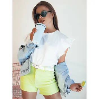 Dámské kalhoty Dámské džínové šortky GLAMWEAR žluté FashionStreet SY0361 L