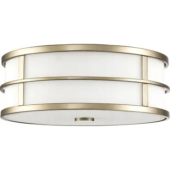 Stropní Svítidlo Feiss Fusion Opálová mosaz Sklo 34 cm 3xE27 Zlatý Styl