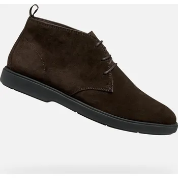 Pánská obuv Pánské boty GEOX SPHERICA EC17 G011362 TMAVĚ HNĚDÁ 46