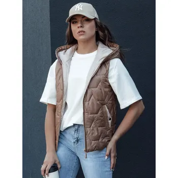 Dámská vesta Dámská prošívaná vesta NICOLAS zlatá FashionStreet TY4464 XXL