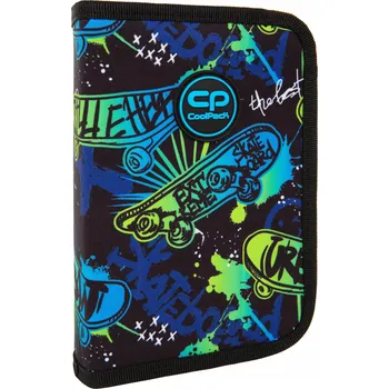 Penál Jednopatrový penál bez vybavení Coolpack Clipper Skate Night