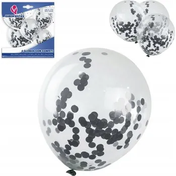 Balónek Ouda Party - Černé balónky makarónky