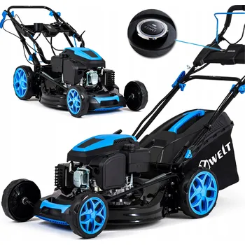 Sekačka Benzínová sekačka Hexwelt HW-KS-224 10 HP 53 cm se sběrným košem 60 l a mulčováním