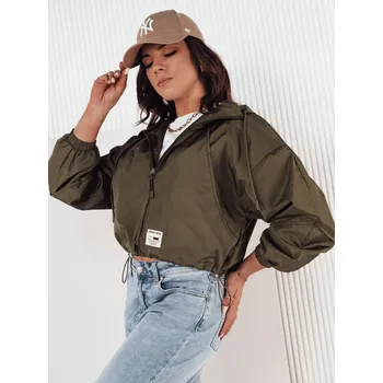 Dámská bunda Dámská přechodná bunda s kapucí ISCAR zelená FashionStreet TY4210 XL