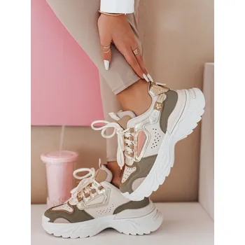 Dámské tenisky CELESTIC dámské tenisky na platformě zelené FashionStreet ZY0816 40