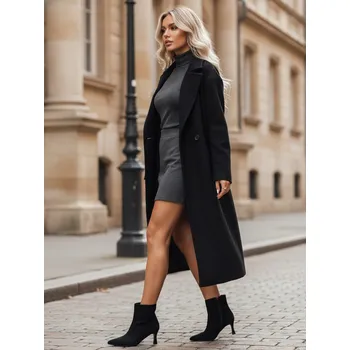 Dámské polobotky Dámské černé semišové boty FashionStreet ZY1165 40