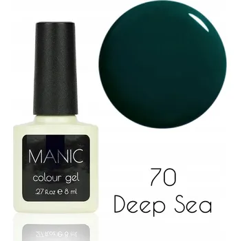 Lak na nehty MANIC Colour Gel / Hybridní lak 8 ml UV/LED Deep Sea 70