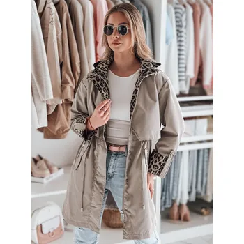 Dámská přechodná bunda PANTER béžová FashionStreet TY4801 XXL