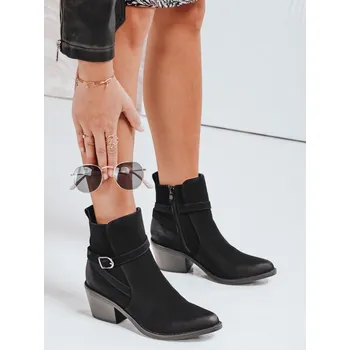 Dámské polobotky Dámské černé boty FashionStreet ZY0516 40