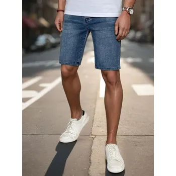 Pánské kalhoty FashionStreet pánské krátké modré džíny SX2489 s33