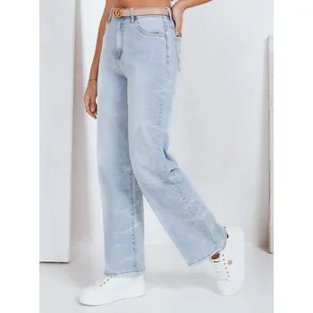 Dámské kalhoty Dámské široké modré džíny FashionStreet UY2820 XS