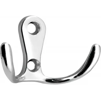 Věšák Háček na hmoždinky Aqualine chrom