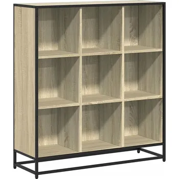 Knihovna Regál, dub sonoma, 97,5x33x107,5 cm