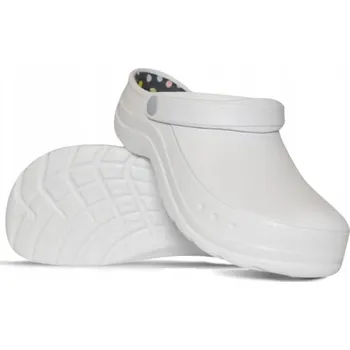 Pracovní oblečení PANTOFLE CROCS PĚNOVÉ CLOG EVA COMO BÍLÉ 40