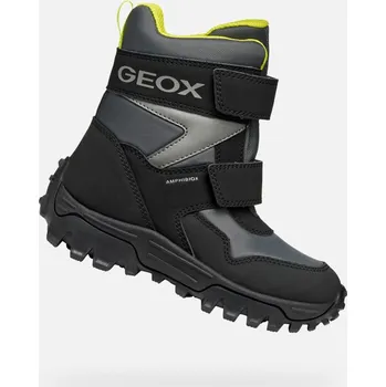 Dívčí sněhule Chlapecká kotníková obuv Geox Himalaya B ABX šedá 25