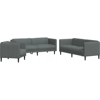 Sedací souprava Sedací souprava VidaXL šedá