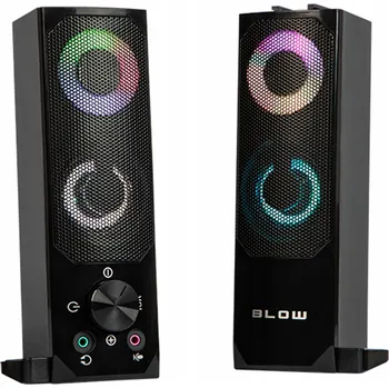 POČÍTAČOVÉ REPRODUKTORY BLUETOOTH SOUNDBAR 2.0 6W USB 5V DC LED RGB 2v1 SADA