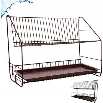 Odkapávač na nádobí Odkapávač (sušák) Pro-Drut 22 cm x 50 x 36 cm - HNĚDÁ BRONZOVÁ