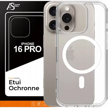 Pouzdro na mobilní telefon Zadní Kryt AligatorShield pro Apple iPhone 16 Pro bezbarvý