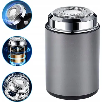 Holicí strojek PŘENOSNÝ MINI HOLICÍ STROJEK ELEKTRICKÝ HOLÍCÍ STROJEK PRO MUŽE S USB A KARTÁČKEM