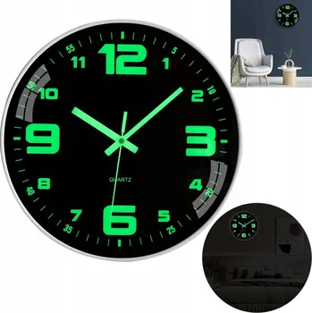 Hodiny Nástěnné hodiny Bedee černé 30 cm