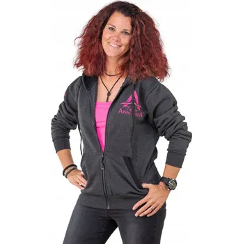 Pánská mikina Anaconda s kapucí Mikina Lady Team Zip, šedá vel. S