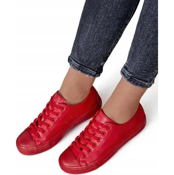 Dámské tenisky ČERVENÉ DÁMSKÉ TENISKY NAVETTE 39