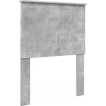 Čelo postele s čelo Betonově šedá 75 cm Kompozitní dřevo