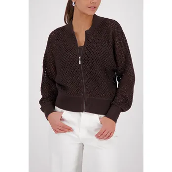 Dámský svetr SVETR MONARI HNĚDÁ L0388H Velikost: 42