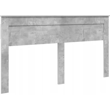 Čelo postele s čelo Betonově šedá 200 cm Kompozitní dřevo