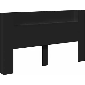 Čelo postele Černá 180 x 16,5 x 103,5 cm kompozitní dřevo