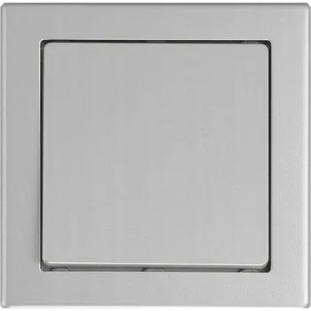 vypínač Düwi jednoduchý vypínač stříbrný WP-1