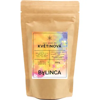 Rostlinný olej Jedlá mořská sůl Květinová 200g