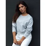 CASUALVIBE dámská klasická mikina světle šedá FashionStreet BY1300 M