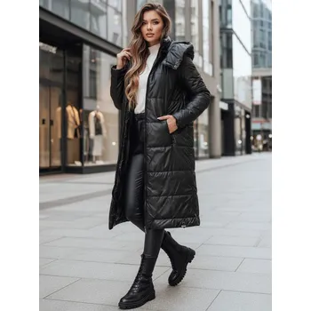 Dámská bunda Dámská přechodná bunda ORVITA prošívaná s kapucí černá FashionStreet TY5024z XXL